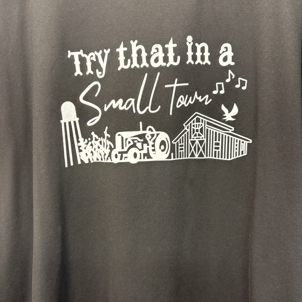 5/$25 Black Graphic Short Sleeve Tee